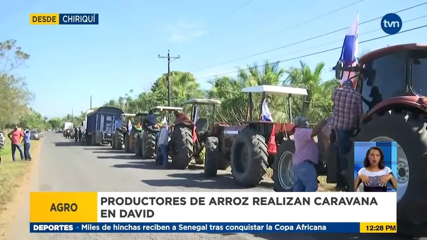 Productores participan de caravana en Chiriquí
