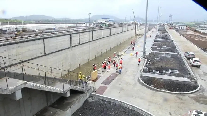 Recorrido por las obras de ampliación del Canal de Panamá