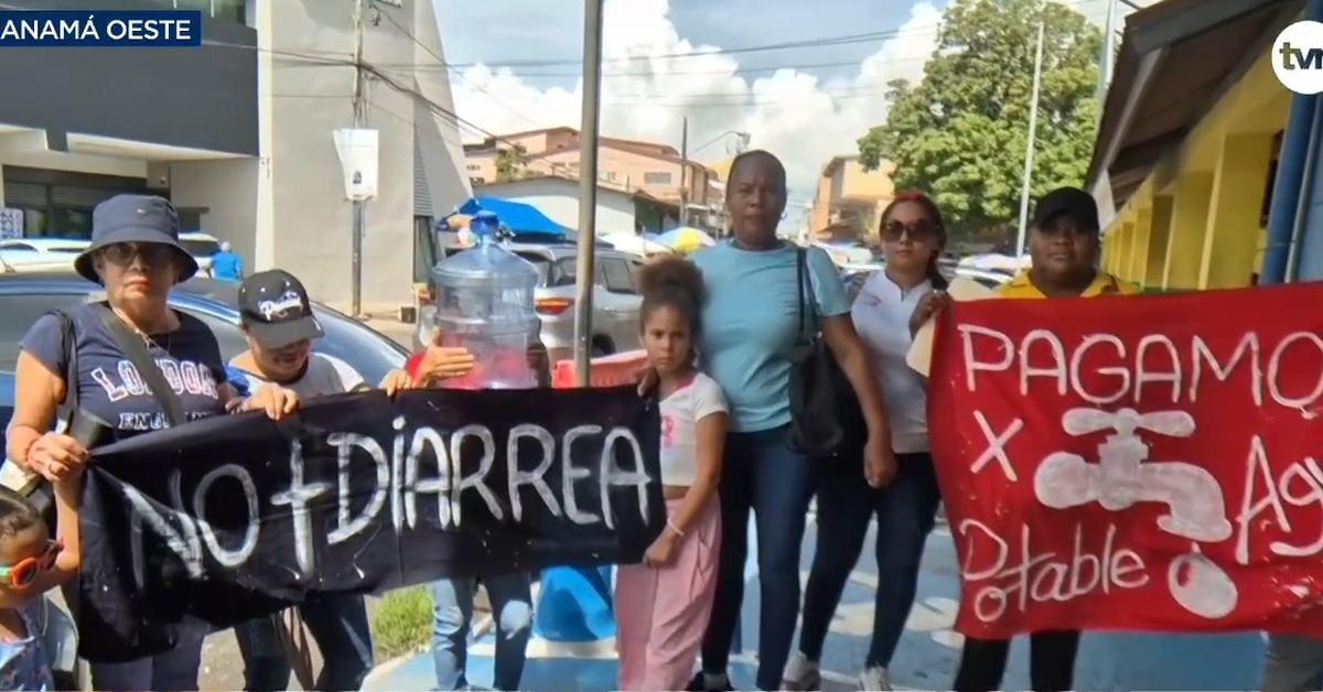 Residentes de La Valdeza, en La Chorrera, protestan por las malas ...