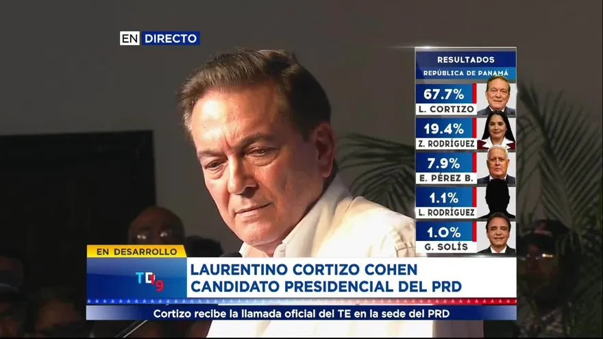 Cortizo llama a la unidad del PRD por un “proyecto de país”