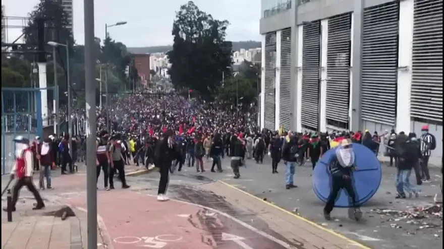 Los indígenas toman Quito y ponen en jaque al gobierno de Moreno