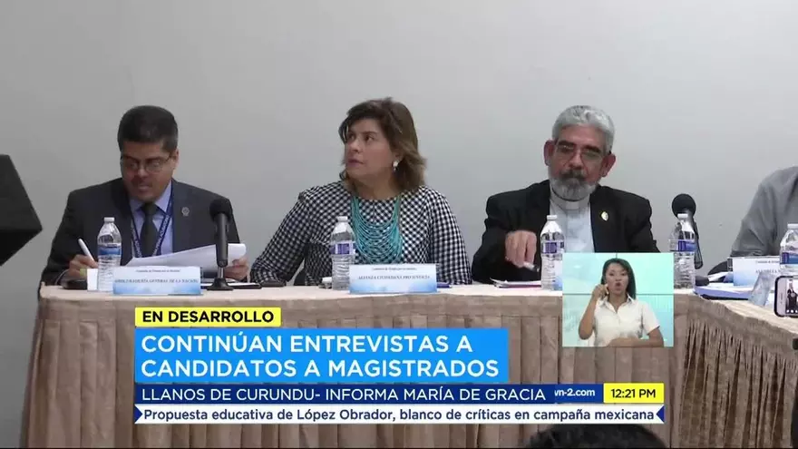Séptimo día de entrevista a candidatos a magistrados de la CSJ