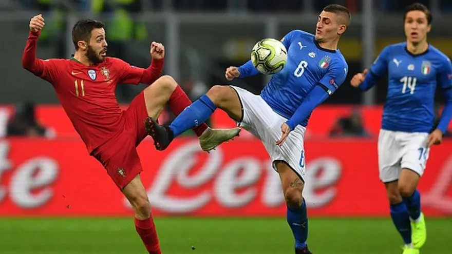 Sin Cristiano Ronaldo, Portugal empató con Italia en San Siro y clasificó a la semifinal de la UEFA Nations League