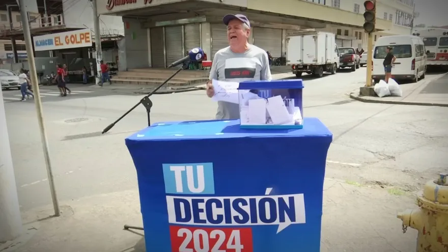 Participantes de la urna en La Chorrera