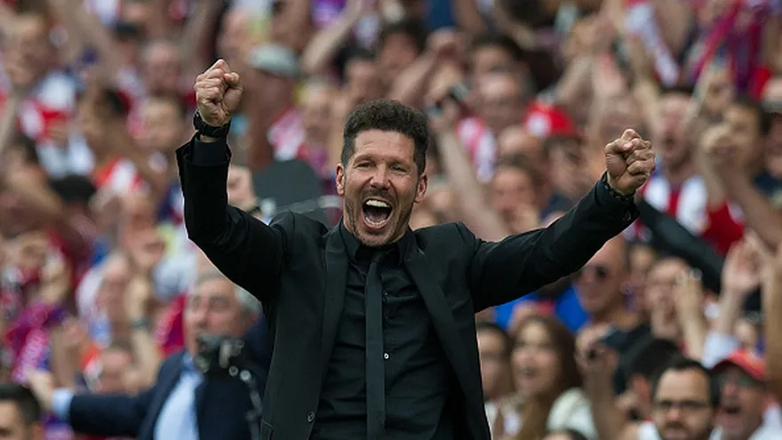 Simeone busca ser competitivo con el Atlético Madrid.