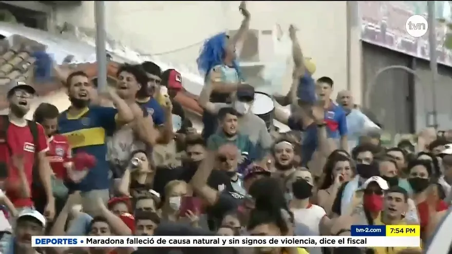 Impacto de noticia de muerte de Maradona