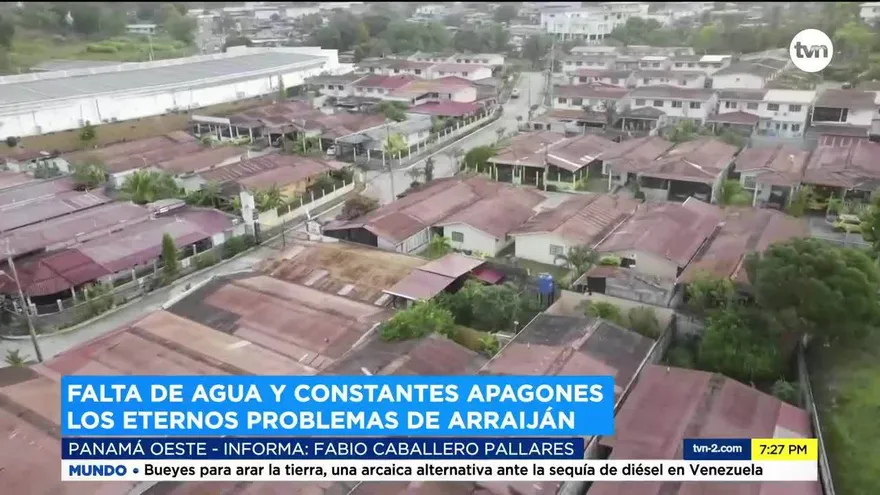 Falta de agua y apagones, los eternos problemas de arraiján.