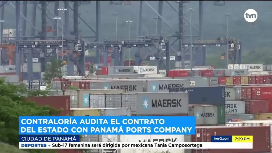 Contraloría audita a Panamá Ports Company