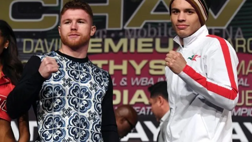 'Canelo' Álvarez y Chávez Jr. anuncian su pelea como una "guerra civil".