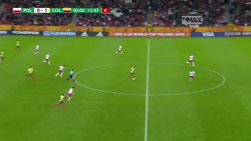 Gol de Luis Fernando Sandoval   |  Polonia 0 - 2 Colombia