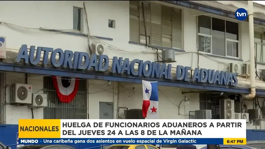 Funcionarios de Aduanas se van a huelga