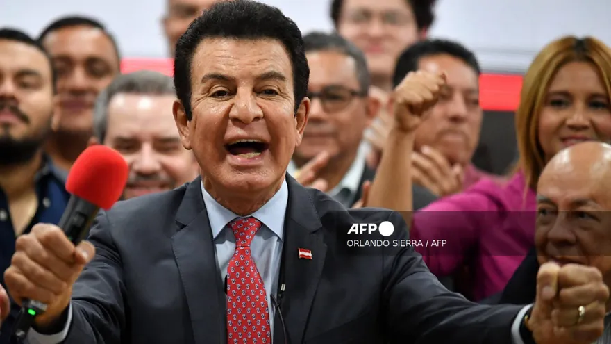 Salvador Nasralla, candidato presidencial de Honduras