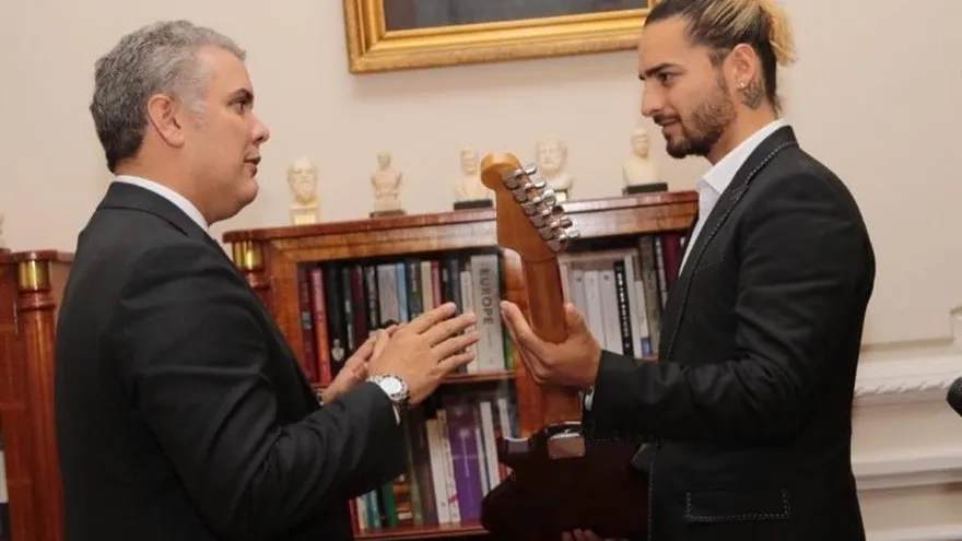 Duque se reúne con Maluma para hablar sobre proyectos por juventud colombiana