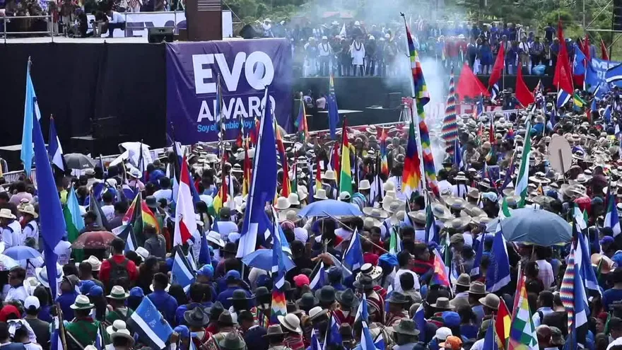 Evo Morales arranca campaña electoral buscando su cuarto mandato
