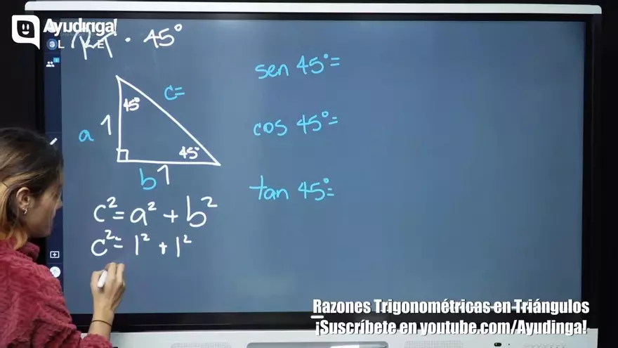 Ayudinga Matemáticas 10° - Razones Trigonométricas en Triángulos Rectángulos - Parte II 10 de julio de 2020