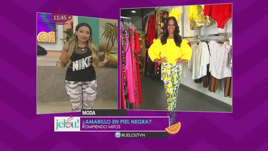 ¡Color amarillo en piel negra! No  le tengas miedo a los colores vibrantes