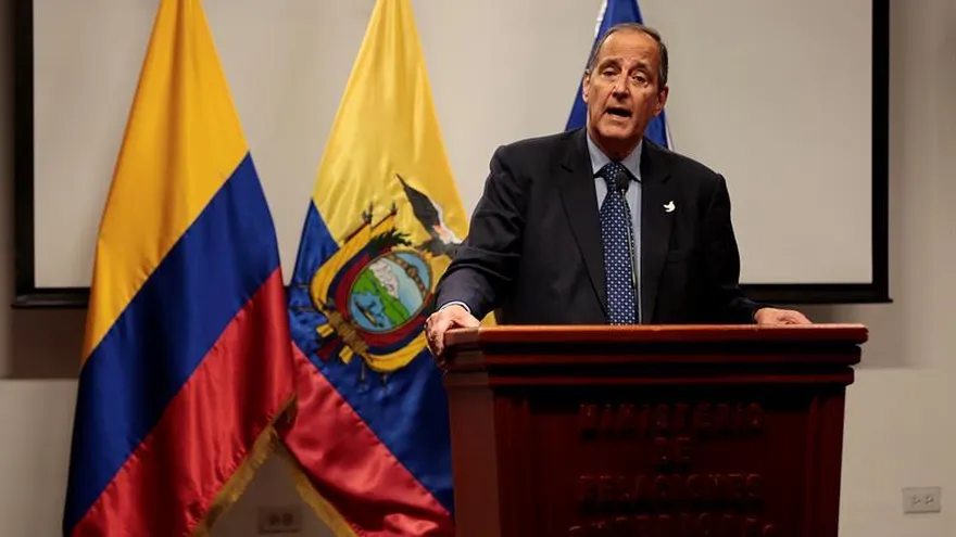 En la imagen, el jefe del equipo negociador del Gobierno colombiano en los diálogos con el ELN, Juan Camilo Restrepo.