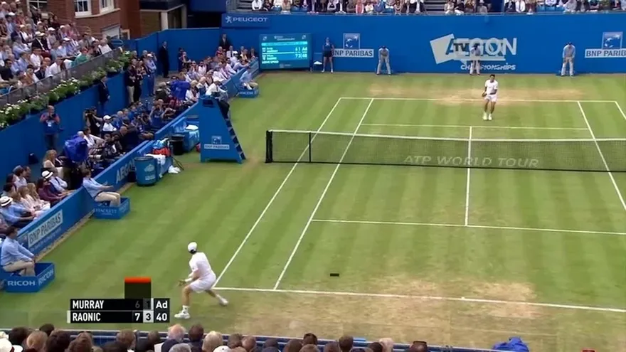 Andy Murray se convirtió en el máximo ganador de Queen’s