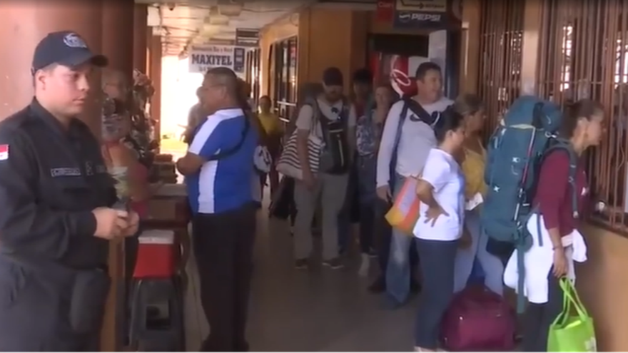 Viajeros en la terminal de David, retornan hacia ciudad de Panamá y otras áreas