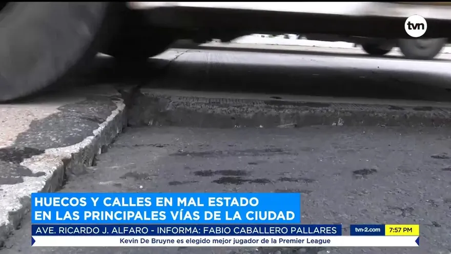 Huecos y calles en mal estado en la ciudad