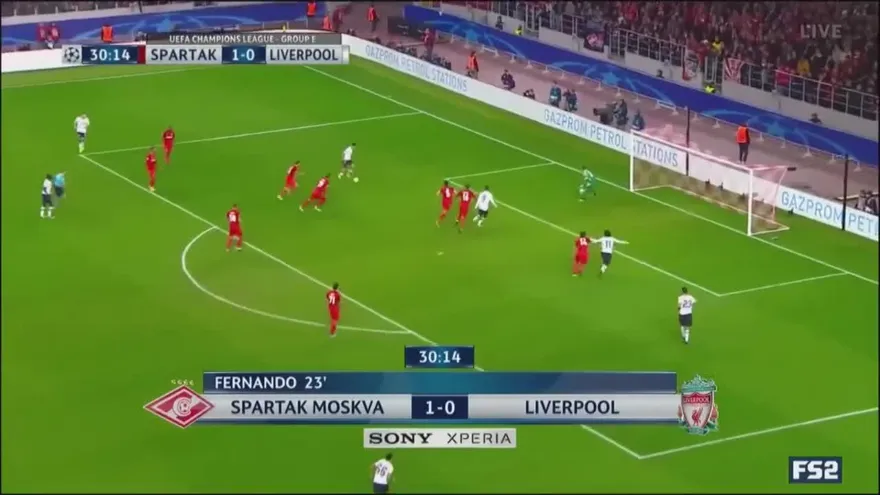 Spartak Moscú 1-1 Liverpool