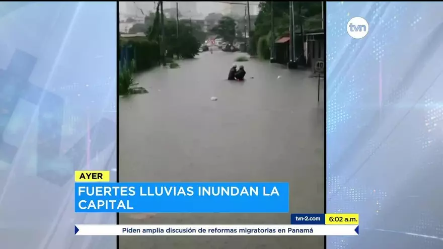 Ocho familias en Panamá Viejo y Betania afectadas por las fuertes lluvias