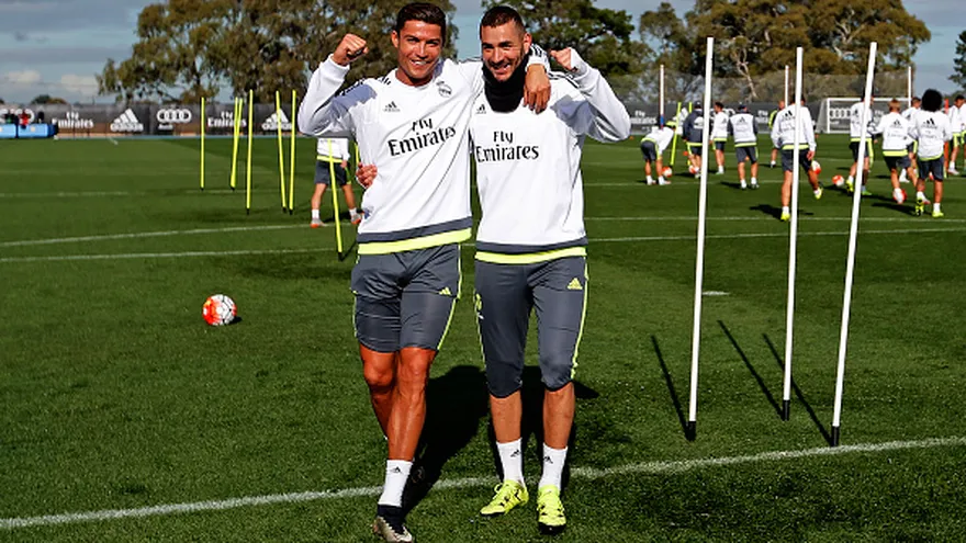 Cristiano y Benzema.