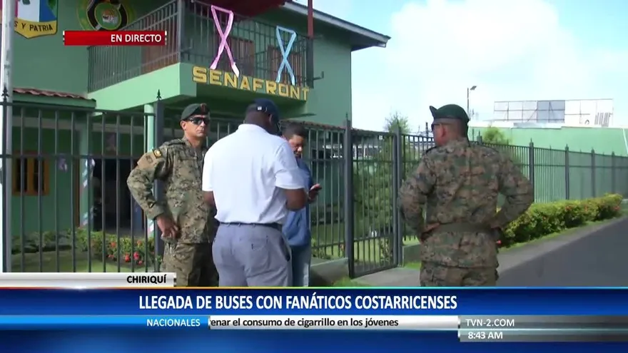 Estamentos de seguridad vigilan ingreso de fanáticos costarricenses