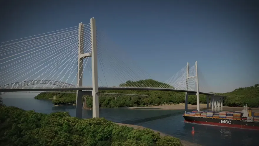 Imagen de cómo luciría el puente