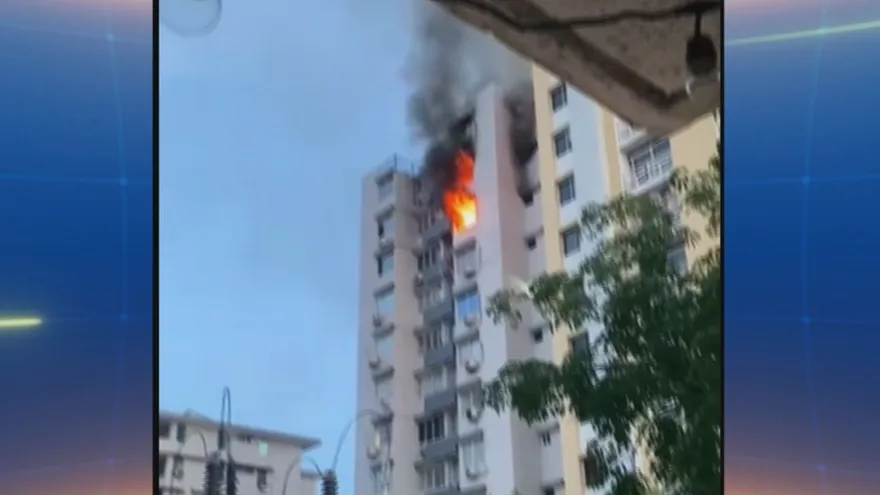 Incendio en la capital