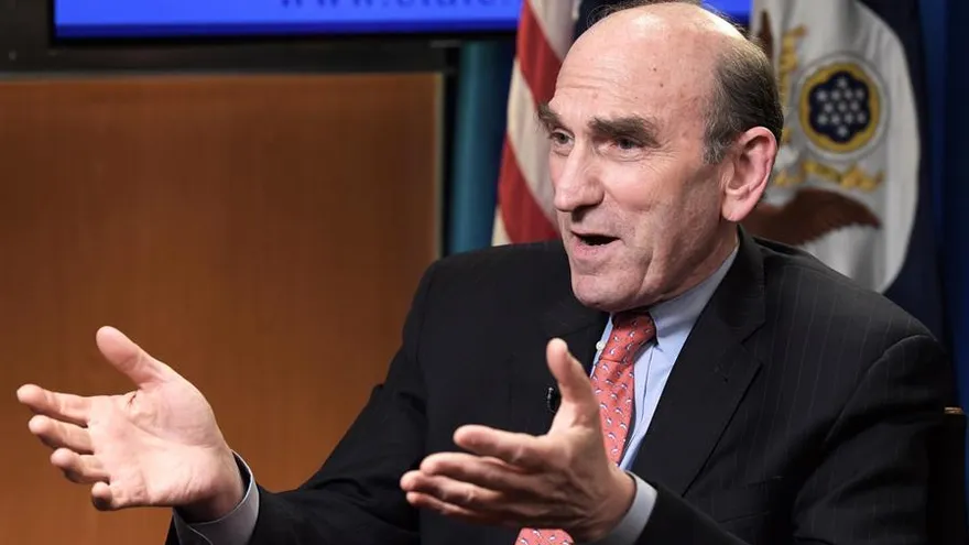 En la imagen, el enviado especial de EE.UU. para Venezuela, Elliott Abrams