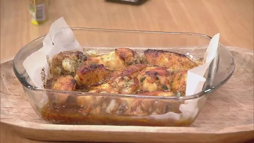 Alitas en salsa de Piña, deliciosas