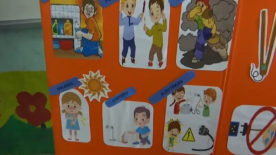 Niños quemados