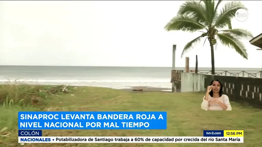 Prohíben ingreso a varias playas de la provincia de Colón por mal tiempo