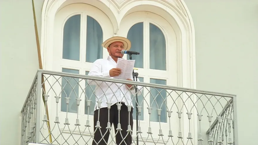 Domingo de Ramos inició con el pregón de Semana Santa en el Casco Antiguo