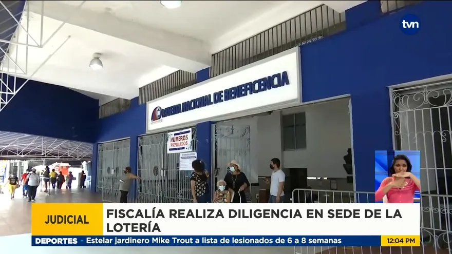 Ministerio Público realiza diligencias en la Lotería Nacional de Beneficencia