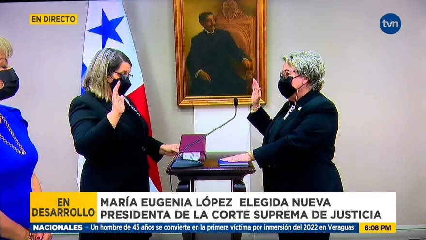 María Eugenia López Arias es electa como nueva magistrada presidenta de la Corte Suprema de Justicia