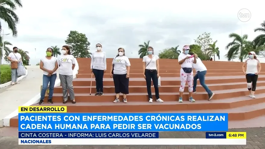 Paciente con enfermedades crónicas protestan