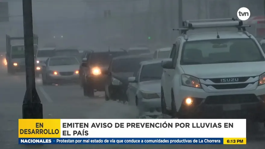 Aviso de prevención por lluvias