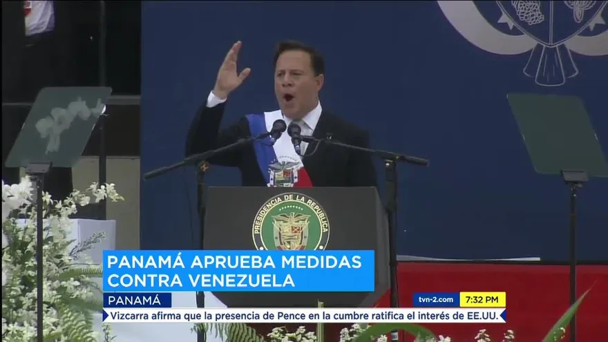 Panamá aprueba medidas de retorsión contra Venezuela