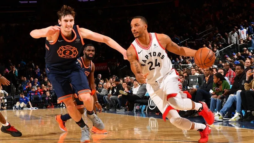 Raptors logran octava victoria al hilo al derrotar a los Knicks