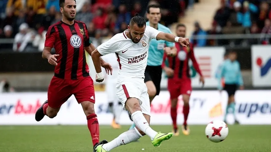 Acción del partido entre el Galatasaray y el Östersund