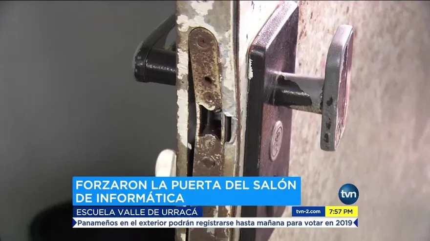 Hurto en escuela del Valle de Úrraca