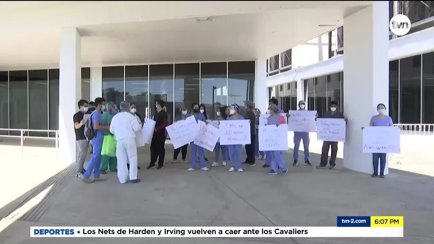 Médicos de David se unen a jornada de protesta por irregularidades en la colocación de vacunas