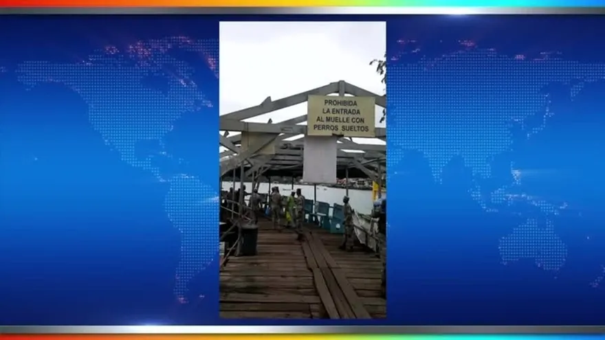 Residencias afectadas por fuertes vientos en Taboga