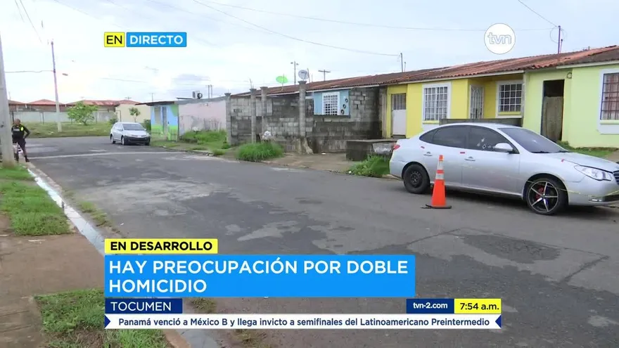Preocupación en comunidad de Tocumen por doble homicidio