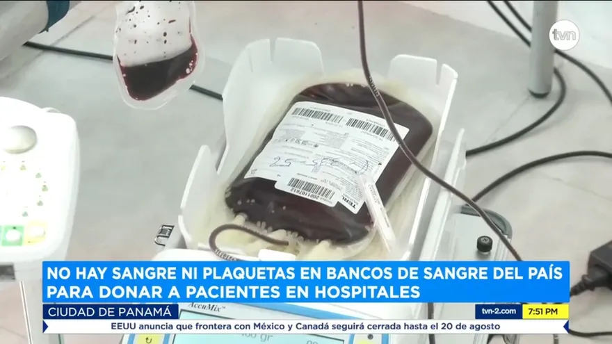 Bancos de sangre en el país están desabastecidos