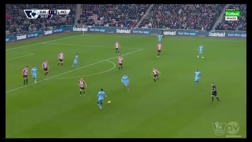 Sunderland 1 - 4 Manchester City