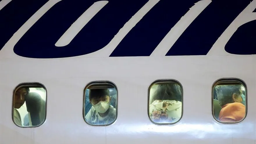 Foto ilustrativa de  un vuelo humanitario