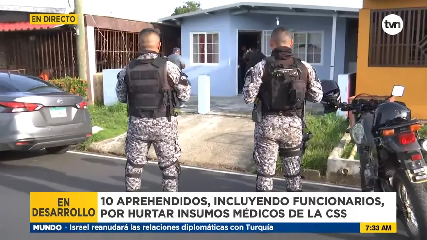 Diez aprehendidos en operación ‘Insumos’